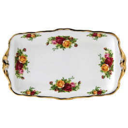 Royal Albert Bandeja para Tarta de Porcelana 30x17,5 cm